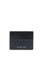 Michael Michael Kors porte-cartes Tall à motif monogrammé - Bleu