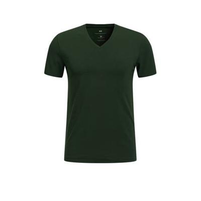 WE Fashion Fundamentals T-shirt donkergroen