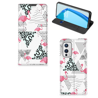 OnePlus 9 Hoesje maken Flamingo Triangle