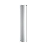 Designradiator Plieger Trento 814 Watt Middenaansluiting 180x35 cm Mat Zwart - thumbnail