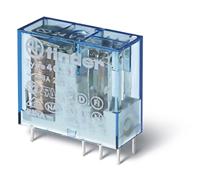 Finder Serie 40 Relais, 5 mm, 2 schakelingen, 8 A, 24 VAC, wasbaar