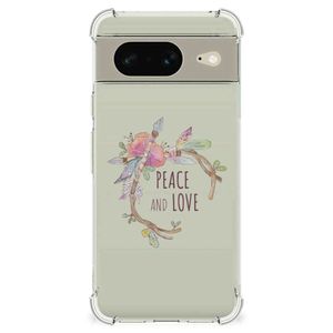 Google Pixel 8 Stevig Bumper Hoesje Boho Text