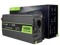 Green Cell INV09 netvoeding & inverter Auto 1000 W Zwart - thumbnail