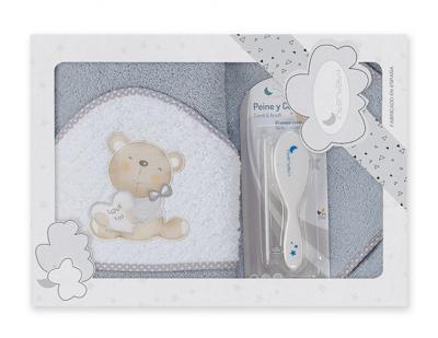 Interbaby badcapeset junior 100 cm katoen Interbaby badcapeset junior 100 cm katoen