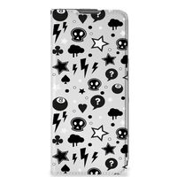 Mobiel BookCase OnePlus Nord CE 2 5G Silver Punk - thumbnail