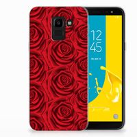 Samsung Galaxy J6 2018 TPU Case Red Roses - thumbnail