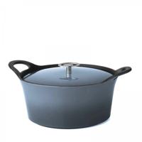 Cuisinox braadpan 25cm gietijzer blauwgrijs