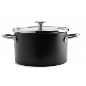 KitchenAid Kookpan Steel Core Enamel Matzwart - ø 24 cm / 6 Liter