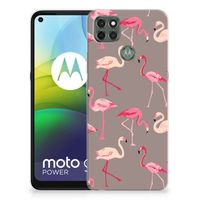 Motorola Moto G9 Power TPU Hoesje Flamingo - thumbnail