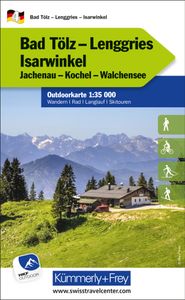 Wandelkaart 04 Outdoorkarte Bad Tölz, Lenggries, Isarwinkel | Kümmerly