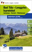 Wandelkaart 04 Outdoorkarte Bad Tölz, Lenggries, Isarwinkel | Kümmerly - thumbnail