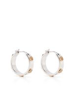 Tory Burch petites boucles d'oreilles Miller - Argent