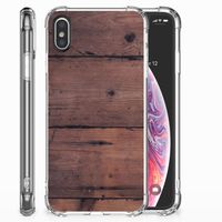 Apple iPhone X | Xs Stevig Telefoonhoesje Old Wood