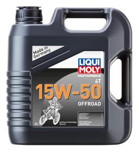 Motorolie, Versnellingsbakolie LIQUI MOLY, Viscositeitsindeling volgens SAE: 15W-50: , 4.0, L, u.a. für BMW, Ducati, KTM, Yamaha, MZ, Cagiva, Hyosung,