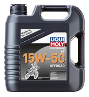 Motorolie, Versnellingsbakolie LIQUI MOLY, Viscositeitsindeling volgens SAE: 15W-50: , 4.0, L, u.a. für BMW, Ducati, KTM, Yamaha, MZ, Cagiva, Hyosung, - thumbnail