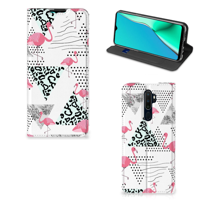OPPO A5 (2020) | A9 (2020) Hoesje maken Flamingo Triangle