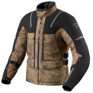 REV'IT! Offtrack 2 H2O jacket, Textiel motorjas heren, Zwart Bruin