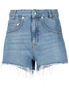 IRO short en jean à bords francs - Bleu