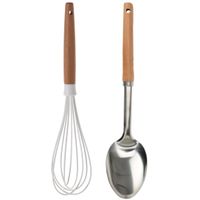 Excellent Houseware 2-delige keukengerei set - garde van 30 cm/opscheplepel 32 cm