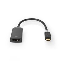 Nedis USB-C Adapter | USB-C Male naar HDMI Female | 0.2 m met Euro Lock | 1 stuks - CCBW64652AT02 CCBW64652AT02