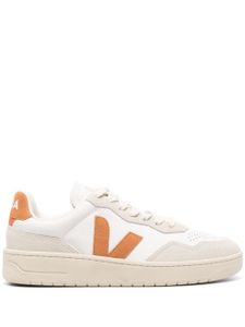 VEJA baskets V-90 en cuir - Blanc