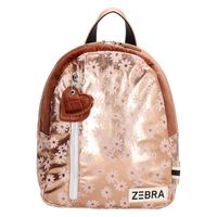 Zebra Trends Girls Rugzak Pink Flower - thumbnail