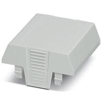 PHOENIX CONTACT EH 67.5-C CS/ABS GY7035 draagrailbehuizing, bovendeel, hoog ontwerp zonder aansluitopening, 67,6 mm breedte, 75,26 mm hoogte, 36,95 mm diepte, lichtgrijs, 10 stuks