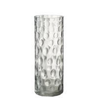 J-Line Vaas Cylinder Rond - glas - transparant - thumbnail