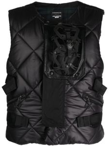 Junya Watanabe MAN x Innerraum gilet matelassé à poches - Noir