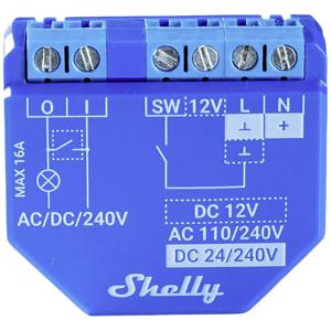 Shelly Plus 1 Schakelactor Bluetooth, WiFi Shelly