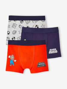 Set van 3 Super Mario® boxershorts voor jongens terracottategel