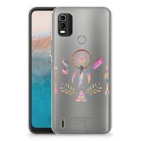 Nokia C21 Plus Telefoonhoesje met Naam Boho Dreamcatcher