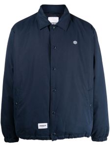 CHOCOOLATE veste bomber matelassée à patch logo - Bleu