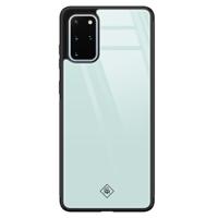 Samsung Galaxy S20 Plus glazen hardcase - Pastel blauw