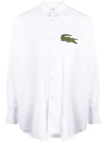 Comme Des Garçons Shirt x Lacoste chemise à patch logo - Blanc