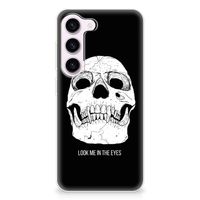 Silicone Back Case Samsung Galaxy S23 Skull Eyes - thumbnail