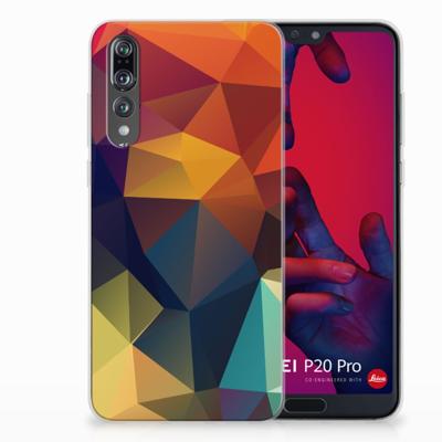 Huawei P20 Pro TPU Hoesje Polygon Color Huawei P20 Pro TPU Hoesje Polygon Color
