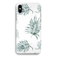 Simple leaves: iPhone X Volledig Geprint Hoesje - thumbnail