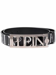 Philipp Plein ceinture à logo - Noir