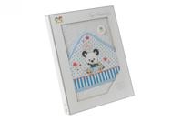 Gamberritos badcape Beertje 100 x 100 cm katoen