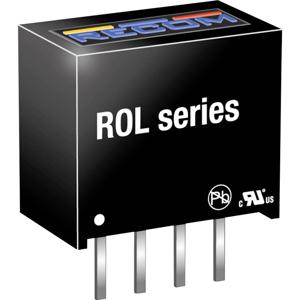 RECOM ROL-0505S DC/DC-converter, print 100 mA 0.5 W Aantal uitgangen: 1 x Inhoud 1 stuk(s)