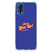 Samsung Galaxy M02s | A02s Telefoonhoesje met tekst Never Give Up