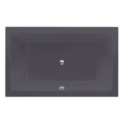 Ligbad Inbouw Xenz Society Rechthoek 1-2 Persoons Duobad 120x190x50cm Acryl Antraciet Mat met Poten