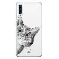 Samsung Galaxy A70 siliconen hoesje - Peekaboo