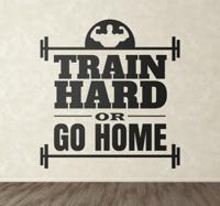 Muursticker sporten Train Hard - thumbnail