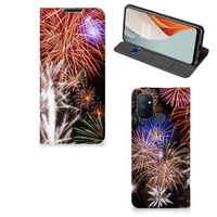 OnePlus Nord N100 Hippe Standcase Vuurwerk - thumbnail