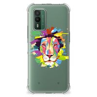 Nokia XR21 Stevig Bumper Hoesje Lion Color - thumbnail