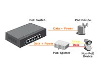 DeLOCK 87702 netwerk-switch Gigabit Ethernet (10/100/1000) Power over Ethernet (PoE) Zwart - thumbnail