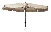 Lesli Parasol 'Libra' kleur ecru, Ø3,5m