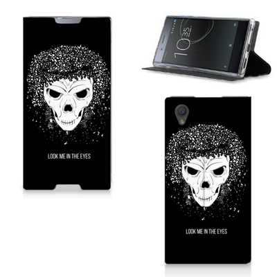 Mobiel BookCase Sony Xperia L1 Skull Hair Mobiel BookCase Sony Xperia L1 Skull Hair